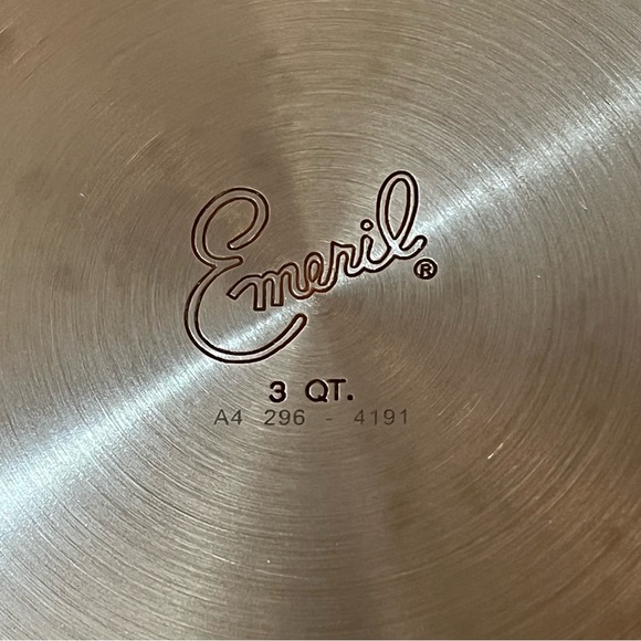 Emeril Stainless Steel Copper Clad 10” Double Handle Skillet with Lid - Picture 7 of 7